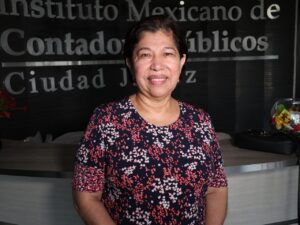 La presidenta del Instituto Mexicano de Contadores Públicos (IMCP) Ciudad Juárez,