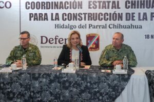 Goberadora Maru Campos Encabeza Sesión De La Mesa De Seguridad En Parral