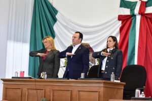 Con la presencia de los tres poderes del Estado, conmemora Congreso el 115 Aniversario del Inicio de la Revolución Mexicana