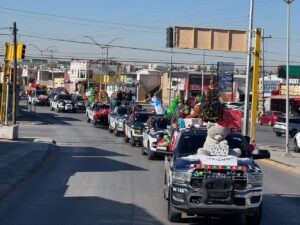 Despliega SSPE recorrido navideño en las calles de Ciudad Juárez