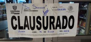 Realiza Gobernación Estatal 288 inspecciones y clausura 13 establecimientos durante la última semana