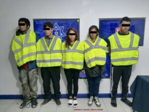 Detienen a seis con armas de fuego en la colonia Azteca