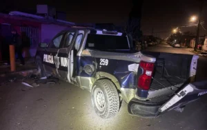 Aparatoso Choque De Policías Deja Dos Agentes Lesionados Los Daños Materiales En Los Vehículos Fueron De Consideración