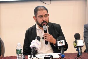 El Presidente Del Consejo Estatal De Morena Hugo González Muñiz Señaló En Conferencia De prensa