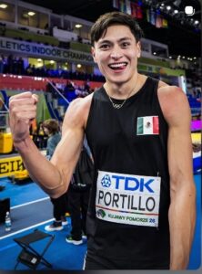 Reconoce alcalde Marco Bonilla a Erick Portillo atleta de “Meta Olímpica” por su triunfo en el Mundial de Atletismo Indoor en Polonia