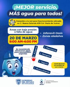 LA JMAS INTEGRARÁ UN FRACCIONAMIENTO A LA RED GENERAL DE AGUA POTABLE”