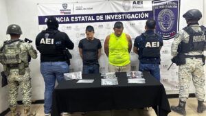 Durante cateo, aseguró AEI, DEFENSA y GN, 119 dosis de cristal