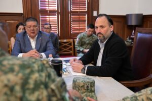 Sesiona Mesa de Seguridad en Palacio de Gobierno