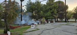 Incendio En Parque Col Condesa De Álamos San Lorenzo