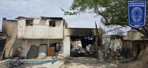 Investiga FGE incendio en predio utilizado como granja en la colonia Santa Rosa en Cd. Juárez