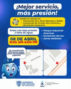 CAMBIARÁ LA JMAS DOS VÁLVULAS EN HORIZONTES DEL SUR, PARA MEJORAR EL SERVICIO