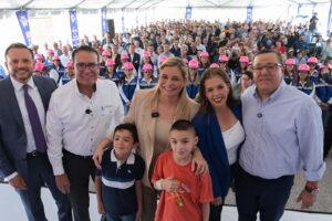 Maru Campos inaugura el Colector Viñedos en beneficio de más de 441 mil juarenses