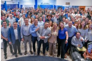 Gilberto Loya Y Marco Bonilla Y La Gobernadora Maru Campo  En La 5 De Mayo Y 16 DE Septiembre Abren Camino Al PAN Hacla El 2027