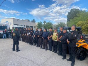 Comandante Sergio Rodríguez comenta que están listos para el Operativo en la en la área del Chamizal Federal con todo el Equipo de Trabajo Bomberos y Rescate Municipal