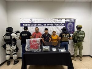 Detiene AEI a tres personas en posesión de cocaína y marihuana