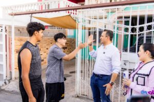 Marco Bonilla cumple con colonia Infonavit Nacional; entregó calle Tarahumara recién rehabilitada