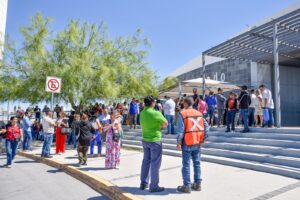 Participan 804 juarenses en el Primer Simulacro Nacional 2026 en Pueblito Mexicano