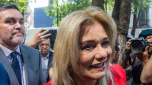 Gobernadora Maru Campos Llega A FGR Para Rendir Declaración En Caso De Agentes De EU En Operativo De Chihuahua