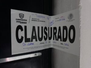 Realiza Gobernación Estatal 323 inspecciones y clausura 13 establecimientos durante última semana