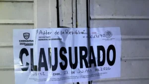 Clausuran bar ‘Dubai’ y seis negocios más en Ciudad Juárez