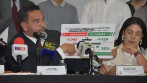 Los Diputados Panistas Salen Jorge Soto y Xóchitl Contreras De Comparecencia Del Alcalde De Ciudad Juárez Cruz Pérez Cuéllar