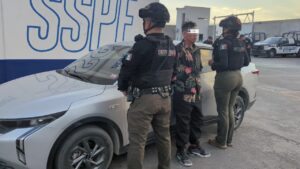 Arresta SSPE a sujeto en Juárez con droga y vehículo involucrado en homicidio; tecnología Centinela de Gilberto Loya permitió la detención