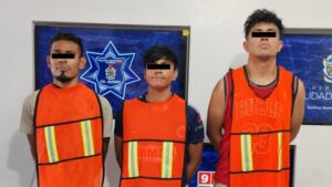 Aseguran arma y detienen a tres en la zona PRONAF