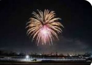 Los Fronterizos De Fuegos Artificiales Por 4 de Julio en Río Bravo