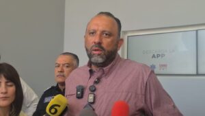 El presidente en funciones Héctor Ortiz Orpinel indica que la secretaría de seguridad pública municipal está haciendo bien su trabajo.