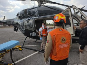 Realiza Estado traslado aeromédico de Juárez a Chihuahua