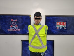 Detienen a sujeto por realizar amenazas con arma de fuego a conductor de plataforma