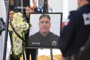 Policías Estatales Le Dan El Ultimo Adiós A Su Compañero José Luis Galván