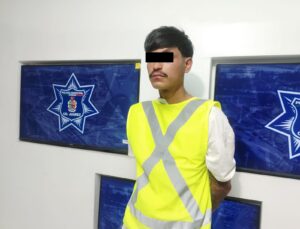 Detienen en rápida intervención policial a presunto asaltante de comercio en la Zona Centro