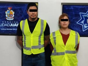 Agentes municipales detuvieron a pareja en posesión de un arma de fuego
