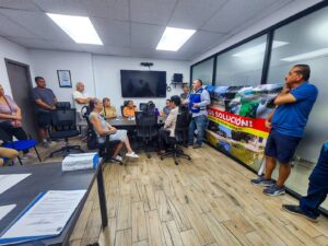 Atiende JMAS inquietudes de vecinos del Fraccionamiento Río Bravo.