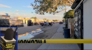 Homicidio de mujer por arma de fuego .