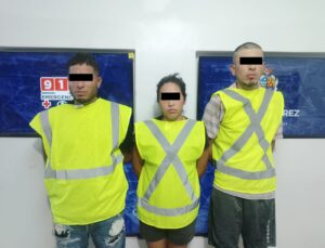 Detiene SSPM a tres presuntos asaltantes; recuperan efectivo y mercancía