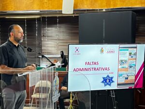 Invita la SSPM a través del área de Fiscalía Cívica a cuidar el entorno para evitar faltas administrativas