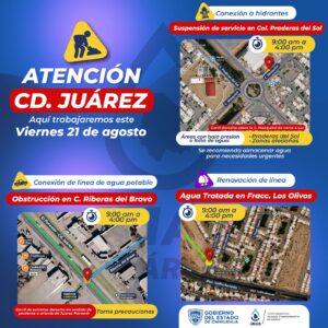 Trabajará JMAS en mejorar el suministro de agua potable en distintos puntos de la ciudad.
