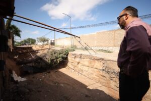 Supervisa Presidente Ortiz Orpinel atención a familias afectadas por lluvias en Águilas de Zaragoza
