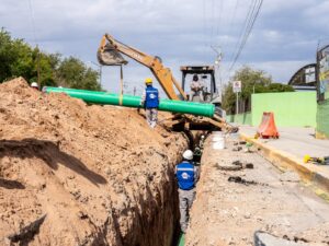 Avanza JMAS en trabajos de infraestructura para puente Paso Las Torres-Talamás Camandari.