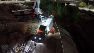 Avanza nueva Gaza de Teófilo Borunda; trasladan estructuras de 230 toneladas durante la madrugada