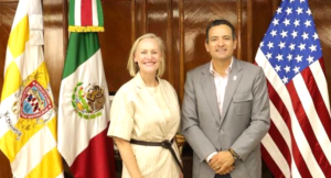 Sostiene Marco Bonilla encuentro con Cónsul General de Estados Unidos; dialogan sobre agenda estratégica para Chihuahua