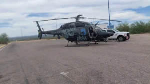 Atacan helicóptero de Plataforma Centinela en Ojinaga; agente herido está estable