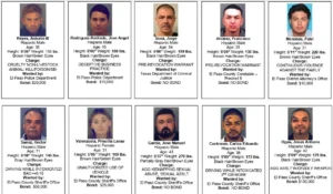 Crime Stoppers de El Paso distribuye semanalmente fotografías y descripciones de fugitivos buscados