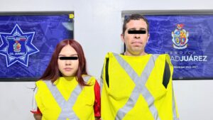 Policías Municipales detienen a dos personas armadas y resguardan a dos menores durante intervención