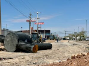 Informa JMAS sobre el incidente registrado en obra del bulevar Independencia.