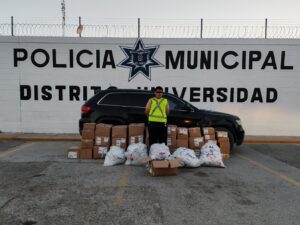Detiene SSPM a sujeto señalado por participar en robo a transportista; recuperan mercancía durante operativo