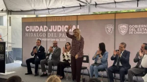Inaugura Gobernadora Maru Campos nueva Ciudad Judicial en Parral