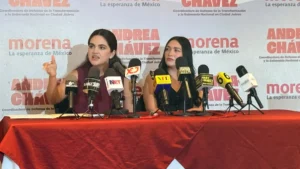 Responde Andrea Chávez a posible candidatura de Daniela Álvarez en Juárez